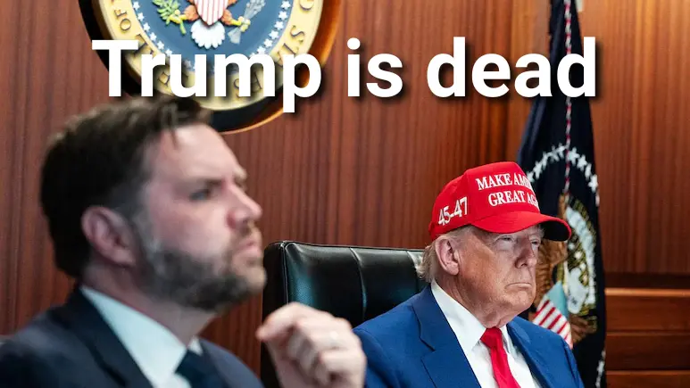 "trump is dead" viral on x